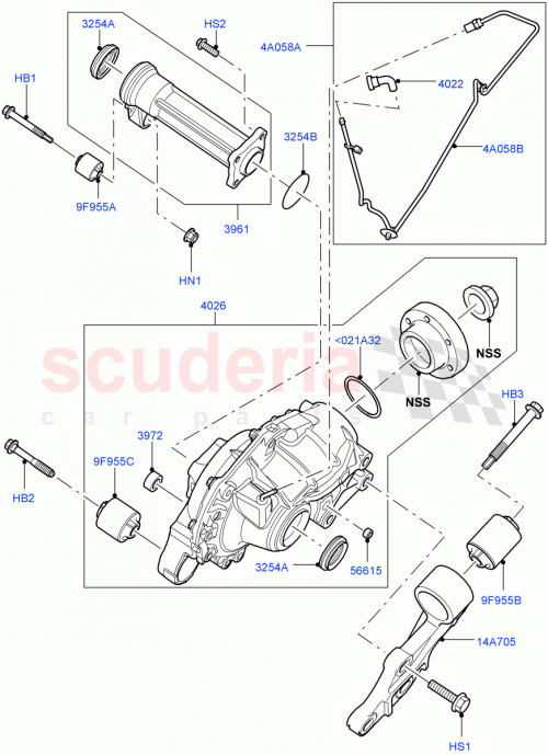 Part Diagram for Land Rover LR009477