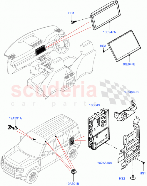 Part Diagram for Land Rover LR164747