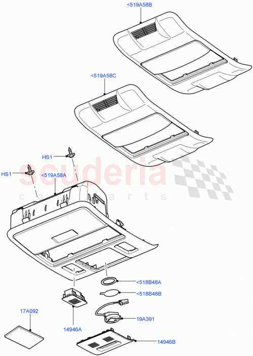 Part Diagram for Land Rover EDV500480NUG