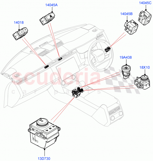 Part Diagram for Land Rover LR150593