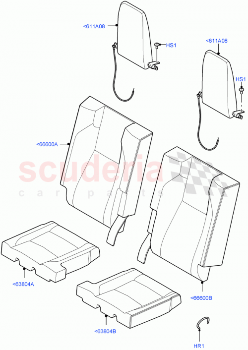 Part Diagram for Land Rover LR161025