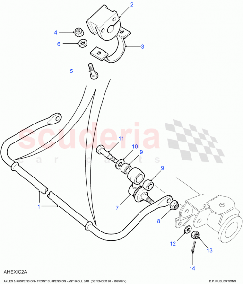 Part Diagram for Land Rover WC112081L