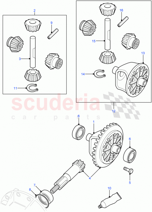 Part Diagram for Land Rover CCN110L