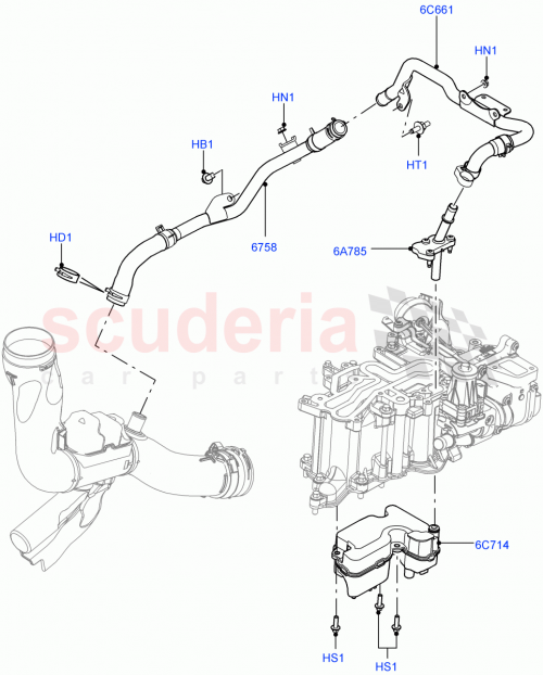 Part Diagram for Land Rover LR023693