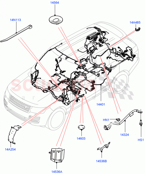 Part Diagram for Land Rover LR068595