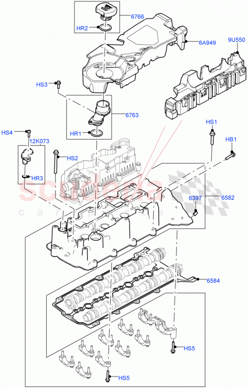 Part Diagram for Land Rover LR141288