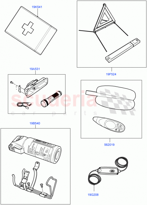 Part Diagram for Land Rover VPLCS0319