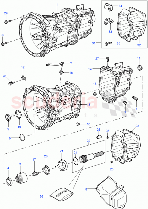 Part Diagram for Land Rover LR007317