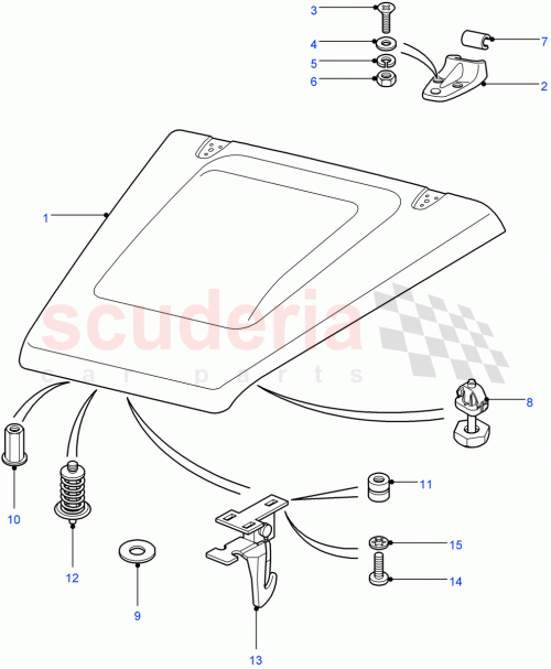 Part Diagram for Land Rover MUC6457