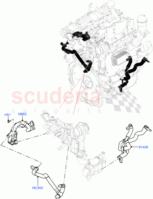 Part Diagram for Land Rover LR139824