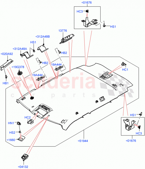 Part Diagram for Land Rover LR128372