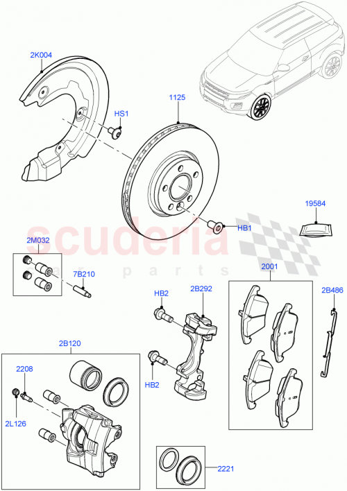 Part Diagram for Land Rover LR090821