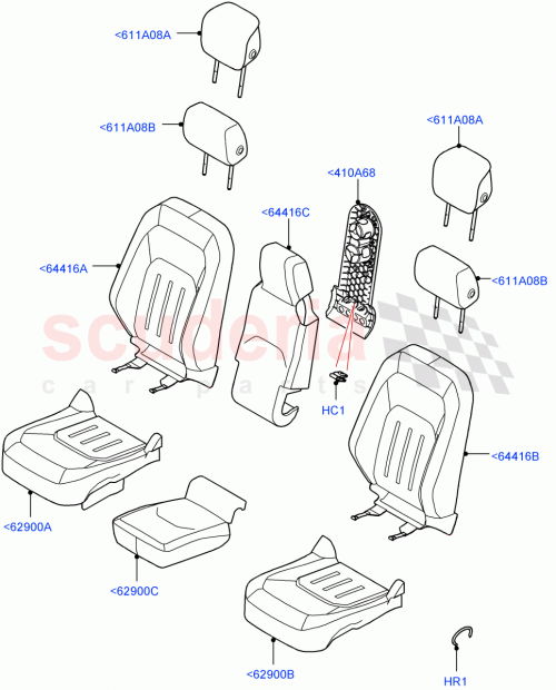 Part Diagram for Land Rover LR140625