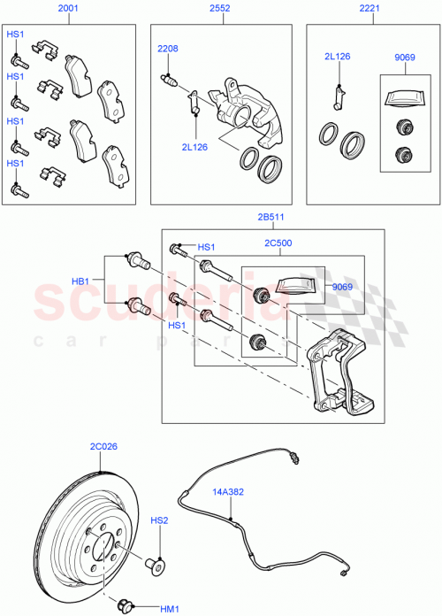Part Diagram for Land Rover LR015522