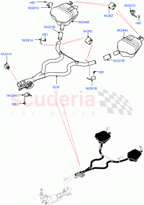 Part Diagram for Land Rover LR088304