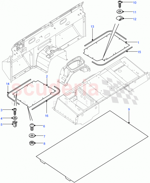 Part Diagram for Land Rover ADP710110