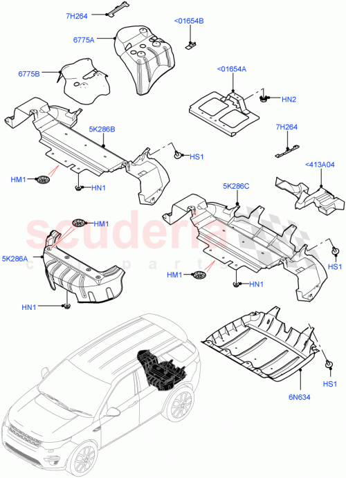Part Diagram for Land Rover LR140614