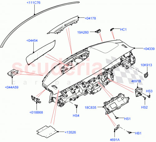 Part Diagram for Land Rover LR115094
