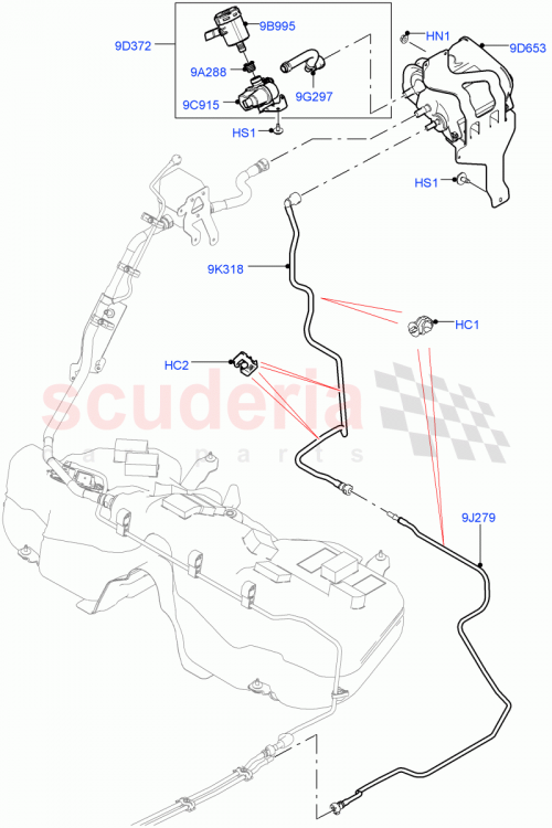 Part Diagram for Land Rover LR104027