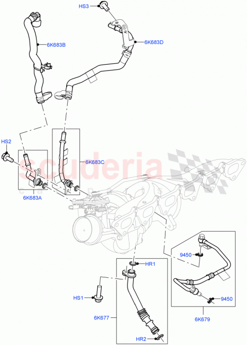 Part Diagram for Land Rover LR141021