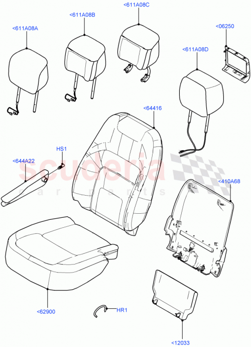 Part Diagram for Land Rover LR119569
