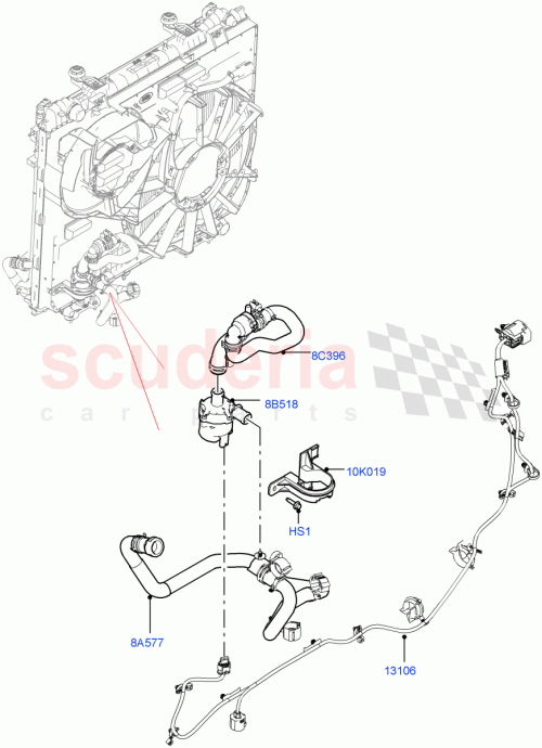 Part Diagram for Land Rover LR082249