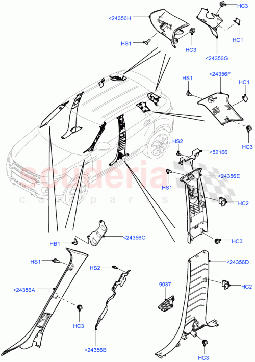 Part Diagram for Land Rover LR072344