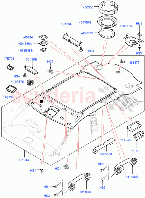 Part Diagram for Land Rover LR066989