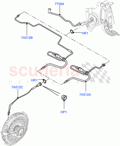 Part Diagram for Land Rover LR060547