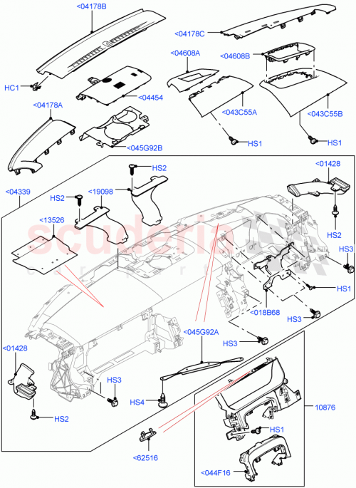 Part Diagram for Land Rover LR052945