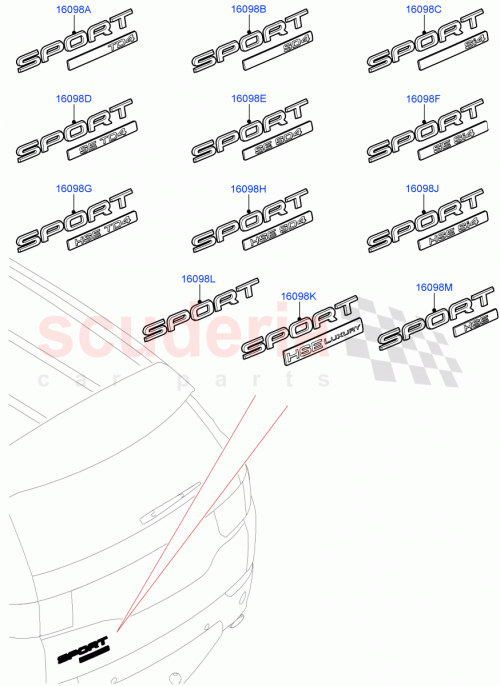 Part Diagram for Land Rover LR094417
