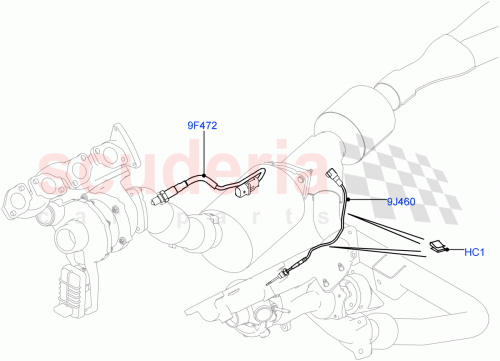 Part Diagram for Land Rover LR028536