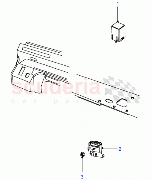 Part Diagram for Land Rover YWZ10003L