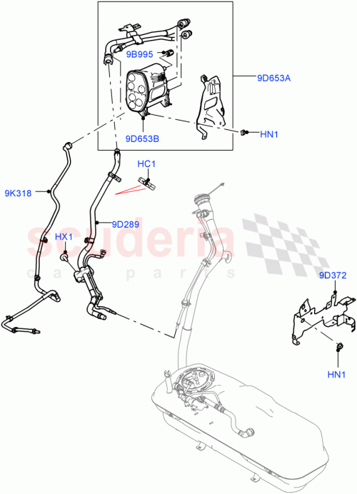 Part Diagram for Land Rover LR169197