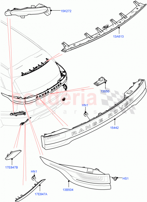 Part Diagram for Land Rover LR111106