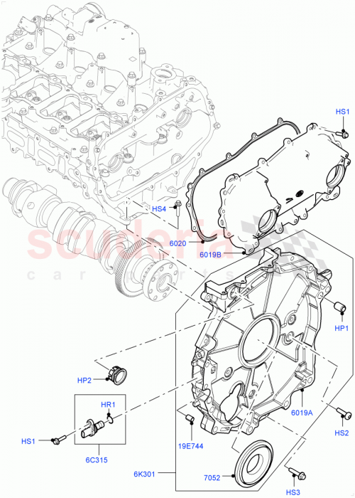 Part Diagram for Land Rover LR108934
