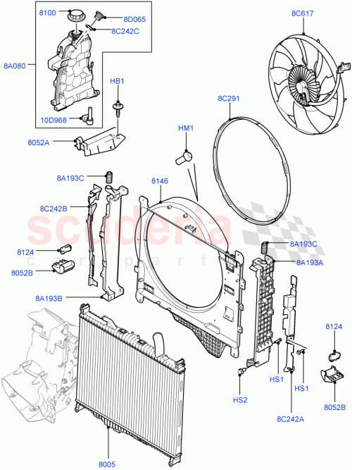 Part Diagram for Land Rover PYP500120