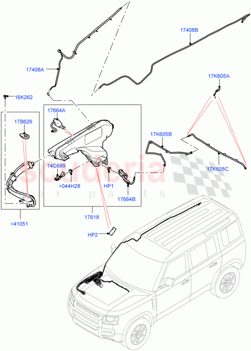Part Diagram for Land Rover LR131772