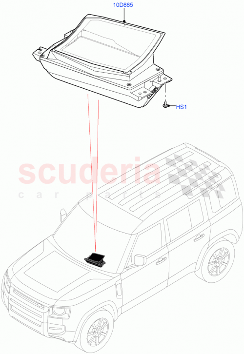 Part Diagram for Land Rover LR130667