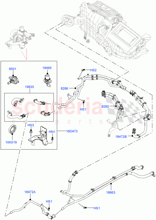 Part Diagram for Land Rover LR155014