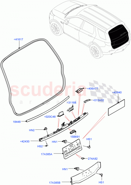 Part Diagram for Land Rover LR178744