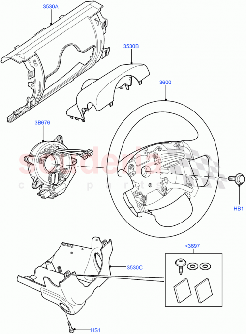Part Diagram for Land Rover FAI500050PVJ
