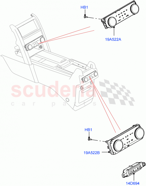 Part Diagram for Land Rover LR142310