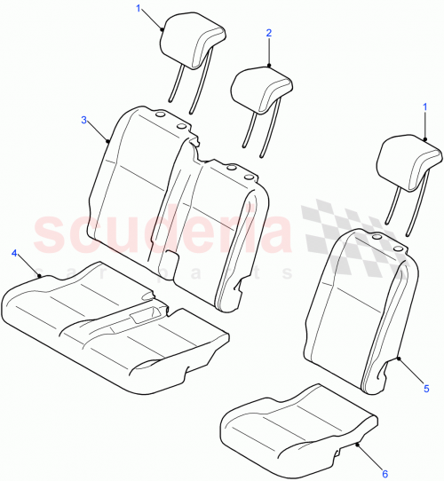 Part Diagram for Land Rover HAH501980PVJ