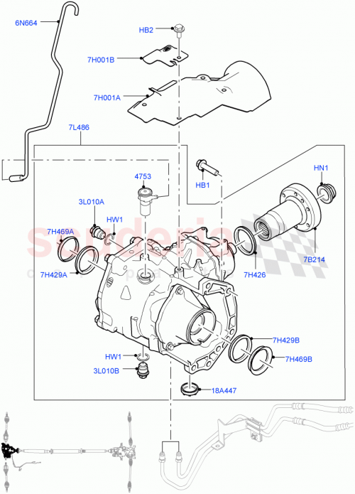 Part Diagram for Land Rover LR051397