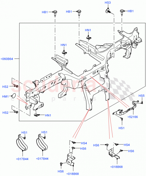 Part Diagram for Land Rover LR151838