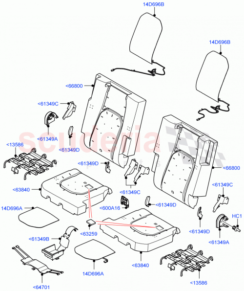 Part Diagram for Land Rover LR132567