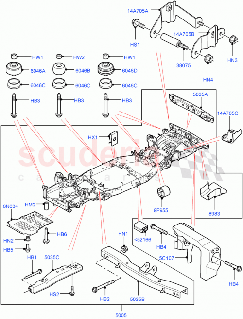 Part Diagram for Land Rover LR032579