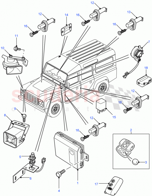 Part Diagram for Land Rover LR045289
