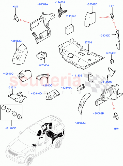 Part Diagram for Land Rover LR094238